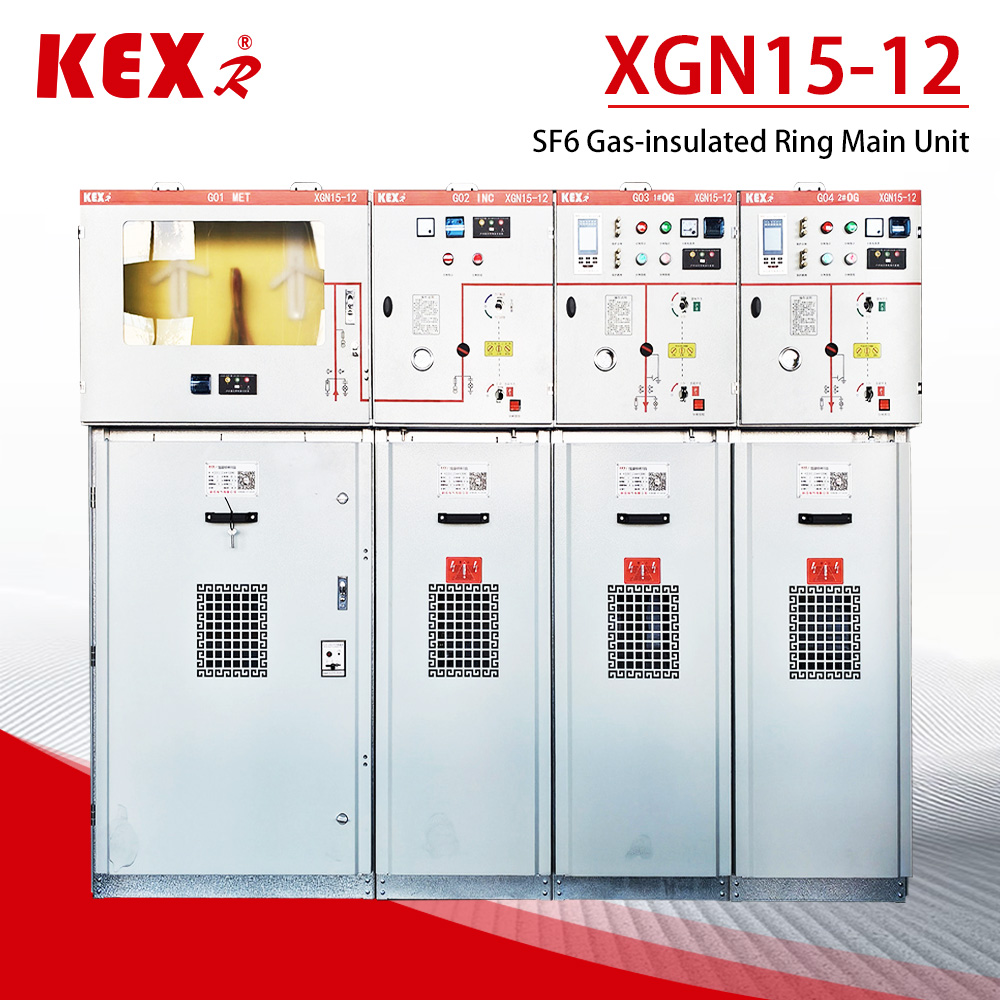 50 sarjaa XGN15-12 SF6 Ring -pääyksikkökaappi massatuotannossa